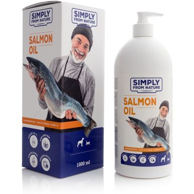 Simply From Nature Laxolja - 1000 ml för hundar och katter Simply From Nature Laxolja - 1000 ml för hundar och katter