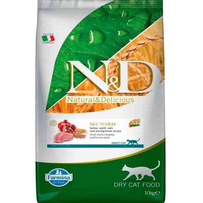 FARMINA N&D Ancestral Adult Cat Neutered - Kalkon, spelt, havre & granat - Kattsmat FARMINA N&D Ancestral Adult Cat Neutered - Kalkon, spelt, havre & granat - Kattsmat