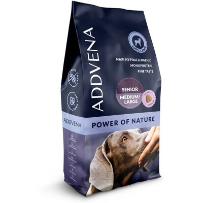 ADDVENA Power of Nature Senior medium&large 10 kg - Hundfoder ADDVENA Power of Nature Senior medium&large 10 kg - Hundfoder