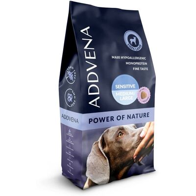 Addvena Power Of Nature Sensitive Medium&large 10 Kg Addvena Power Of Nature Sensitive Medium&large 10 Kg