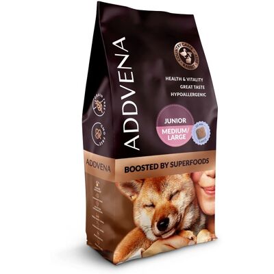 ADDVENA Märke Modell Junior Medium Large - Hundfoder ADDVENA Märke Modell Junior Medium Large - Hundfoder