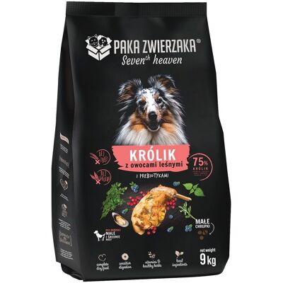 PAKA ZWIERZAKA Seventh Heaven S Torrfoder för hund med kanin och skogsbär - Hundfoder PAKA ZWIERZAKA Seventh Heaven S Torrfoder för hund med kanin och skogsbär - Hundfoder