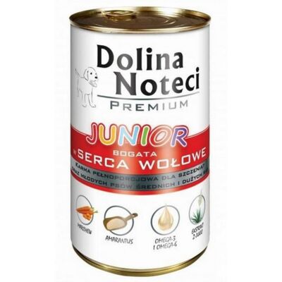 Dolina Noteci Premium Junior Rik På Nötköttshjärta 400 G Dolina Noteci Premium Junior Rik På Nötköttshjärta 400 G