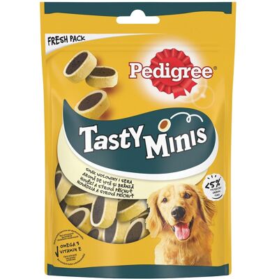 Pedigree Tasty Minis Med Smak Av Ost Och Nötkött 140 G Pedigree Tasty Minis Med Smak Av Ost Och Nötkött 140 G