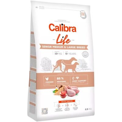 Calibra Life Senior Medium&Large torrfoder för hundar Kyckling - 2,5 kg Calibra Life Senior Medium&Large torrfoder för hundar Kyckling - 2,5 kg