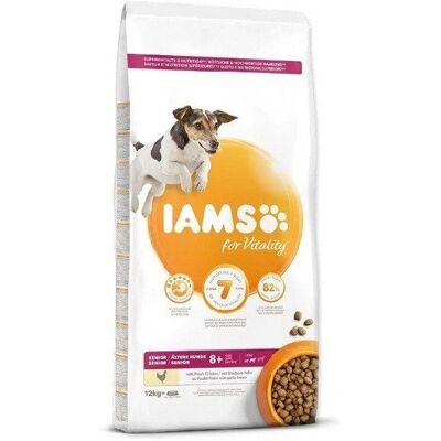 IAMS för Vitalitet Senior & Mogen Små & Medelstora Hundar - Kyckling 12kg IAMS för Vitalitet Senior & Mogen Små & Medelstora Hundar - Kyckling 12kg