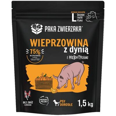 PAKA ZWIERZAKA Seventh Heaven Fläsk och pumpa hundmat - Känslig matsmältning PAKA ZWIERZAKA Seventh Heaven Fläsk och pumpa hundmat - Känslig matsmältning