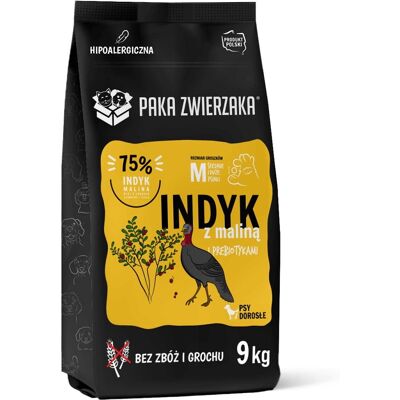 PAKA ZWIERZAKA Seventh Heaven Kalkon och hallon för vuxna - Hundmat PAKA ZWIERZAKA Seventh Heaven Kalkon och hallon för vuxna - Hundmat