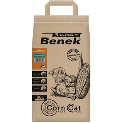 Benek Super Corn Cat Kattsand - Naturlig, Luktkontroll, 14L Benek Super Corn Cat Kattsand - Naturlig, Luktkontroll, 14L