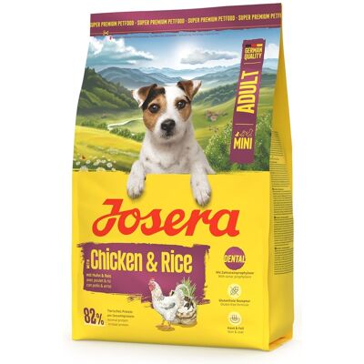 Josera Mini Adult Chicken And Rice 3kg Bezglutenowa Karma Dla Psów Małych Ras Josera Mini Adult Chicken And Rice 3kg Bezglutenowa Karma Dla Psów Małych Ras