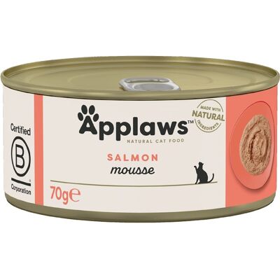 Applaws Adult Mousse Salmon 70g Med Lax Applaws Adult Mousse Salmon 70g Med Lax