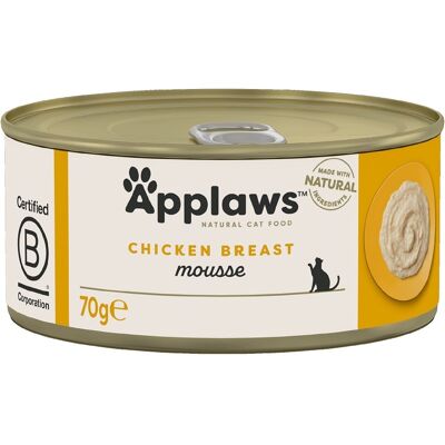 Applaws Adult Tin Mousse 70g Med Kyckling Applaws Adult Tin Mousse 70g Med Kyckling