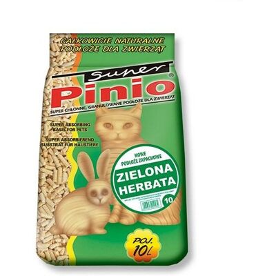 Super Pinio kattsand med grönt te - 10L Super Pinio kattsand med grönt te - 10L