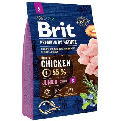 Brit Premium By Nature Kyckling Liten Junior - Torr hundmat - 3 kg Brit Premium By Nature Kyckling Liten Junior - Torr hundmat - 3 kg
