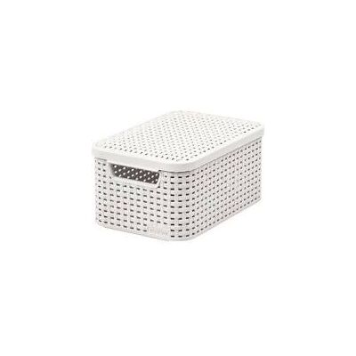 Curver förvaringslåda - Rattanstil, 29,1x19,8x14,2 cm, Crème Curver förvaringslåda - Rattanstil, 29,1x19,8x14,2 cm, Crème