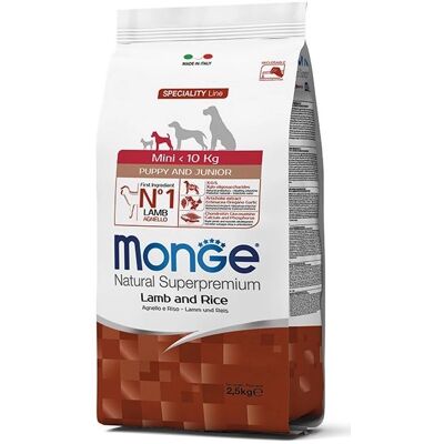 Monge Mini Puppy Lamm Och Ris 2,5 Kg Monge Mini Puppy Lamm Och Ris 2,5 Kg