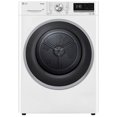 LG 8-kg DUAL Inverter Heat Pump™ -torktumlare med™ Eco Hybrid™ och värmepumpsteknologi - RH80V9AV7N LG 8-kg DUAL Inverter Heat Pump™ -torktumlare med™ Eco Hybrid™ och värmepumpsteknologi - RH80V9AV7N