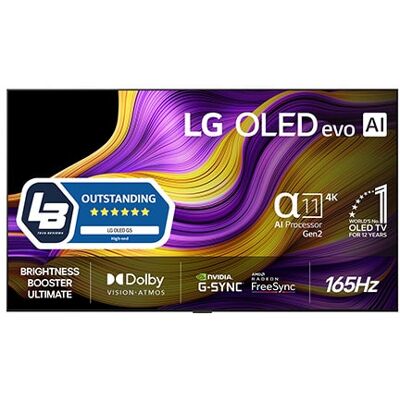 LG 77" OLED evo AI G5 4K Smart TV 2025 - OLED77G54LW LG 77" OLED evo AI G5 4K Smart TV 2025 - OLED77G54LW