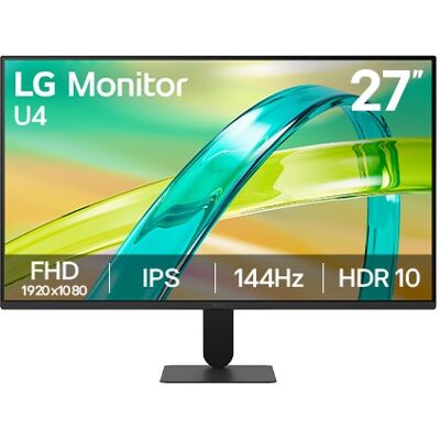 LG 27" Full HD U411B 1920 x 1080 144Hz IPS gamingskärm - 27U411B-B LG 27" Full HD U411B 1920 x 1080 144Hz IPS gamingskärm - 27U411B-B
