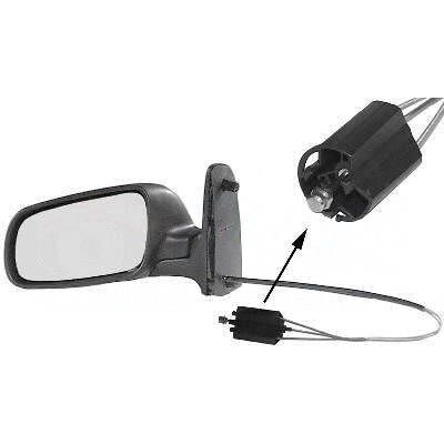 VAN WEZEL Höger Ytterbackspegel Seat Alhambra - Konvex, Justerbar VAN WEZEL Höger Ytterbackspegel Seat Alhambra - Konvex, Justerbar