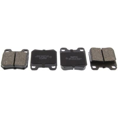 MAPCO bromsbeläggssats Opel Saab Vauxhall Chevrolet - Bakaxel med ljuddämpande plåt MAPCO bromsbeläggssats Opel Saab Vauxhall Chevrolet - Bakaxel med ljuddämpande plåt