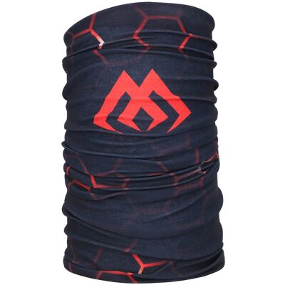 Mikado Neck Warmer 007 - Black/Red Mikado Neck Warmer 007 - Black/Red