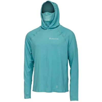 Westin Bay UPF Hoodie With Neck Gaiter XL Sea Breeze Westin Bay UPF Hoodie With Neck Gaiter XL Sea Breeze