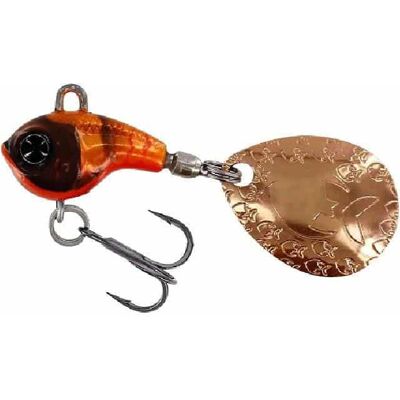 Westin DropBite Tungsten Spin Tail Jig 2cm 13g Fire Craw Westin DropBite Tungsten Spin Tail Jig 2cm 13g Fire Craw
