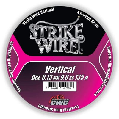 Strike Wire Vertical, 0,13mm/9kg -135m, H-V Pink Strike Wire Vertical, 0,13mm/9kg -135m, H-V Pink