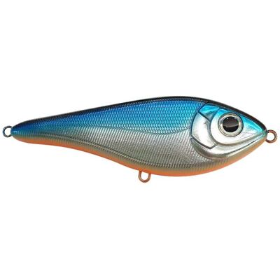 Strike Pro Buster Swim Bait, Slow Sink, 13cm, 65g - Blue Chrome OB Strike Pro Buster Swim Bait, Slow Sink, 13cm, 65g - Blue Chrome OB