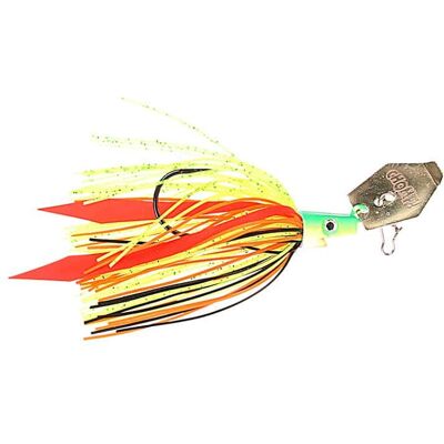 The Pig Pig Hula Chatterbait, 16g - Fire Perch The Pig Pig Hula Chatterbait, 16g - Fire Perch