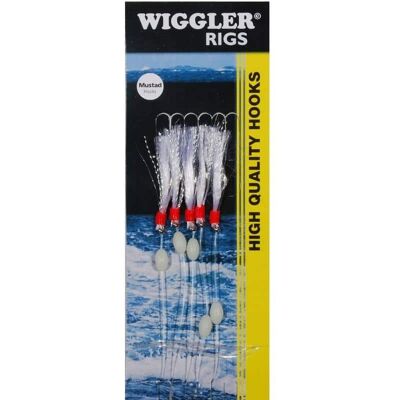 Wiggler Häckla Flasher Rig Silver Krokstorlek 3/0 Wiggler Häckla Flasher Rig Silver Krokstorlek 3/0