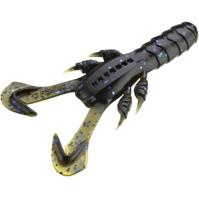 13 Fishing Ninja Craw Creature Bait, 7cm, 10g - Black & Tan - 6pcs 13 Fishing Ninja Craw Creature Bait, 7cm, 10g - Black & Tan - 6pcs