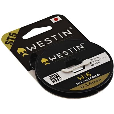 Westin W6 ST5 Soft Fluorocarbon 50m 0,30mm 5,9kg Clear Westin W6 ST5 Soft Fluorocarbon 50m 0,30mm 5,9kg Clear