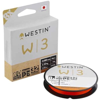 Westin W3 8 Braid Dutch Orange 300m 0,285mm 19,4kg Westin W3 8 Braid Dutch Orange 300m 0,285mm 19,4kg