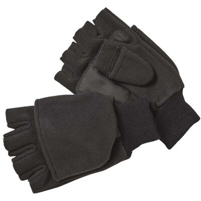 Kinetic Handskar Wind Stop Fold Over Mitt Storlek L Svart Kinetic Handskar Wind Stop Fold Over Mitt Storlek L Svart