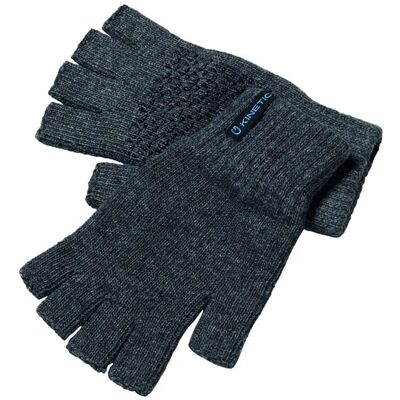 Kinetic Handskar Wool Glove Half Fingers Storlek S/M Grå Kinetic Handskar Wool Glove Half Fingers Storlek S/M Grå