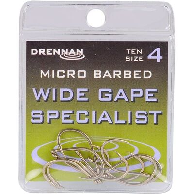 Drennan Wide Gape Specialist Hook 6 10-pack Drennan Wide Gape Specialist Hook 6 10-pack