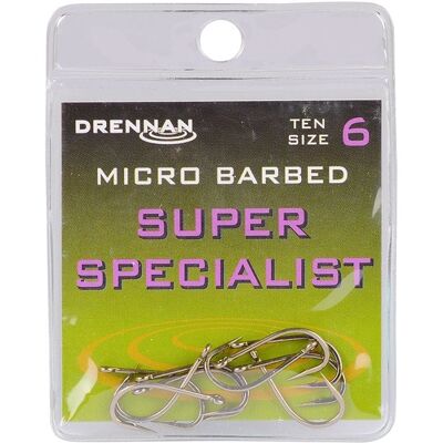 Drennan Super Specialist Hook 8 10-pack Drennan Super Specialist Hook 8 10-pack