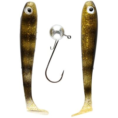 IFISH The Demon Shad 10cm, 2-pack inkl. Jiggskalle - SPDR IFISH The Demon Shad 10cm, 2-pack inkl. Jiggskalle - SPDR