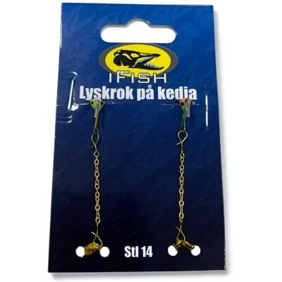 IFISH Lyskrok På Kedja Stl 14, 2-pack IFISH Lyskrok På Kedja Stl 14, 2-pack