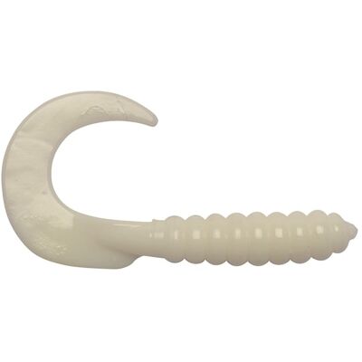 Big Bite Baits Curl Tail Grub White 7cm, 10-pack Big Bite Baits Curl Tail Grub White 7cm, 10-pack