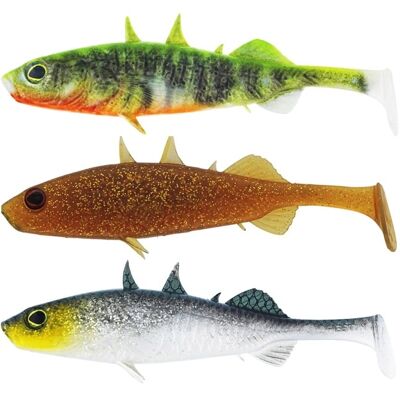 Westin Stanley The Stickleback Shadtail 9cm 7g Dark Water Mix 10 3pcs Westin Stanley The Stickleback Shadtail 9cm 7g Dark Water Mix 10 3pcs