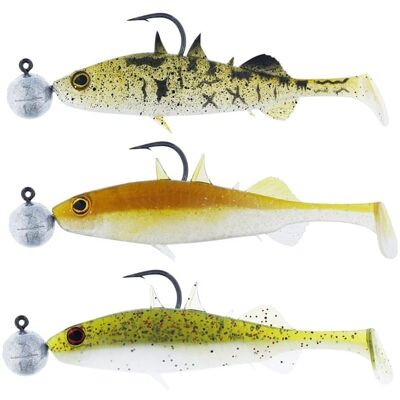 Westin Stanley The Stickleback Shadtail R 'N R 5,5cm 5g #2/0 Clear Water Mix 10 3pcs Westin Stanley The Stickleback Shadtail R 'N R 5,5cm 5g #2/0 Clear Water Mix 10 3pcs