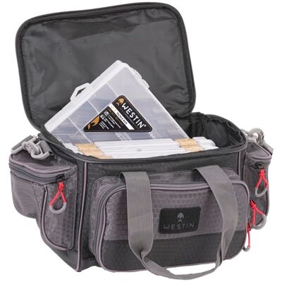 Westin W4 Fiskeväska Inkl. 4 Betesboxar, Small Titanium Black Westin W4 Fiskeväska Inkl. 4 Betesboxar, Small Titanium Black