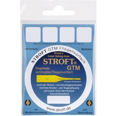 Stroft GTM Fly Leader 9ft 280cm 2X 0,22mm 4,3kg 1st Stroft GTM Fly Leader 9ft 280cm 2X 0,22mm 4,3kg 1st