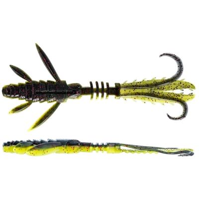 Westin Crecraw Ripplr Creaturebait 9,5cm 4g Black/Chartreuse 4pcs Westin Crecraw Ripplr Creaturebait 9,5cm 4g Black/Chartreuse 4pcs