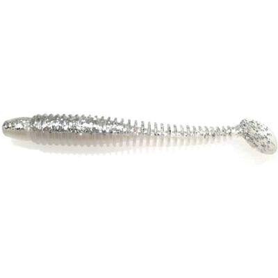 Lunker City Swimmin' Ribster Ice Shad 10,2cm 9-pack Lunker City Swimmin' Ribster Ice Shad 10,2cm 9-pack
