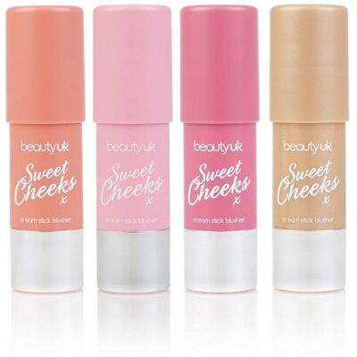 BeautyUK Sweet Cheeks Gåvoset - Krämrouge - Flerfärgad BeautyUK Sweet Cheeks Gåvoset - Krämrouge - Flerfärgad