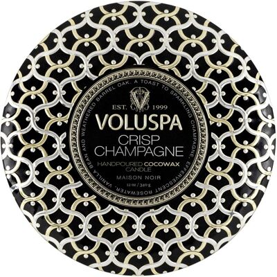 Voluspa Maison Noir 3-vegs doftljus - Sprudlande champagne Voluspa Maison Noir 3-vegs doftljus - Sprudlande champagne